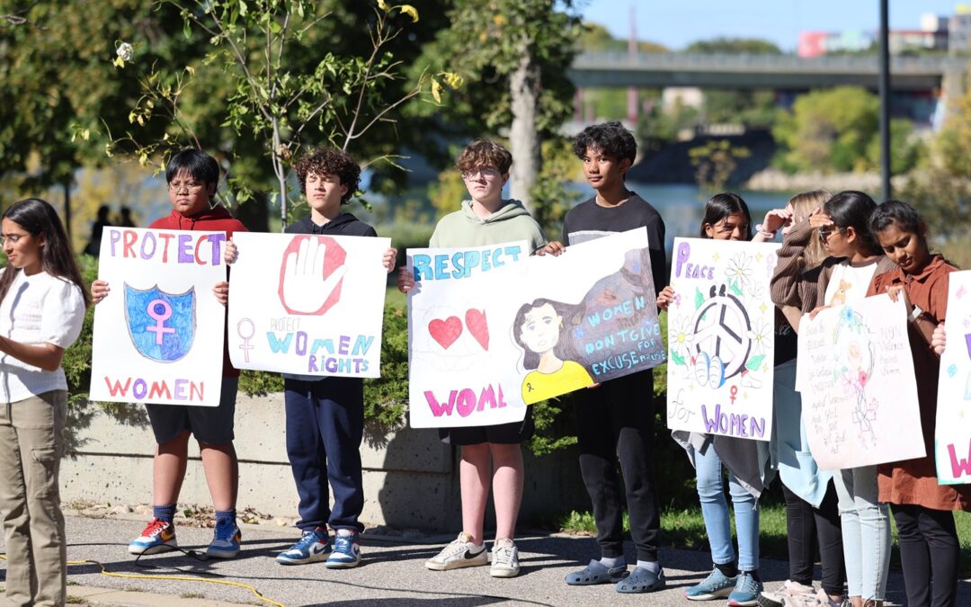 St. Anne students commemorate peace and partnerships