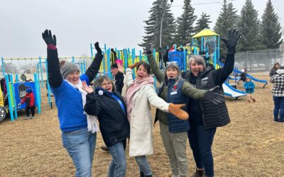 Father Gorman Opens New Inclusive Playground